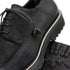 Zelli Campo Sueded Goatskin Lace-up Blucher Shoes in Black