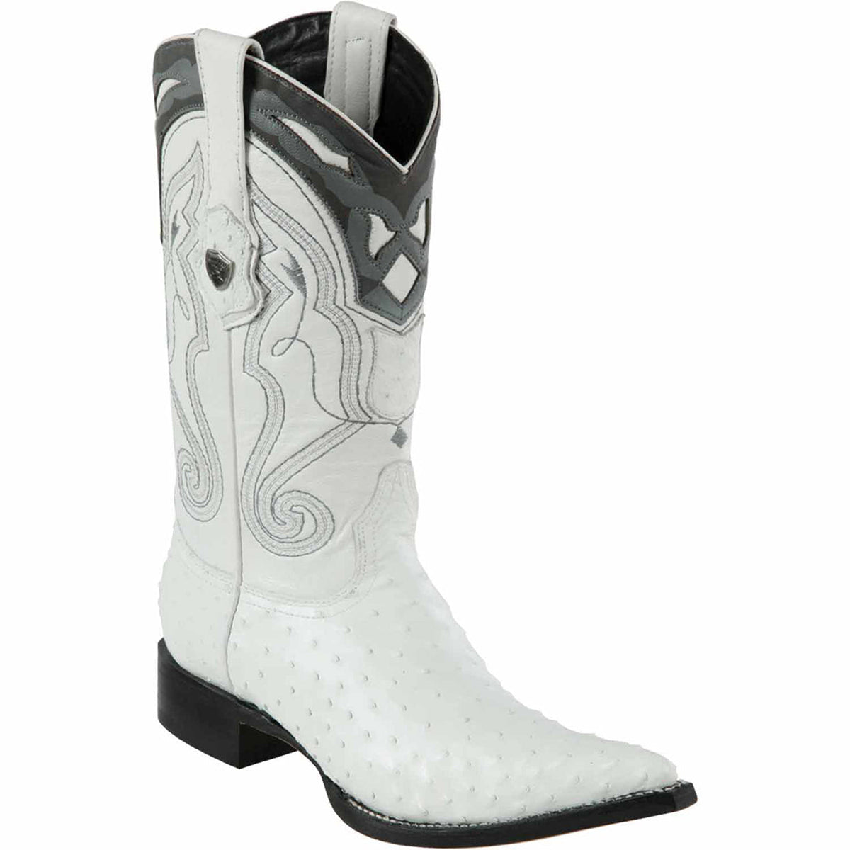Ostrich Pointy Cowboy Boots Mink main image 1