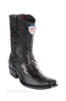 Wild West Botas de Avestruz Horma Dubai Toe Blackcherry