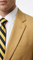 Men’s Camel Blazer, Classic Two Button Business Casual Wedding Summer Sport Coat Jacket in Khaki Bronze Color Modern Fit