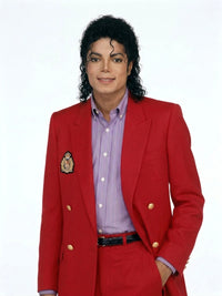 Men’s Red Suit Michael Jackson Award Ceremony Inspired Jacket – Classic Double Breasted Formal Suit , Stylish Party Dinner Jacket, Vintage Stage Wear