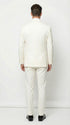 Men’s ivory Cream Double Breasted Suit – Classic Formal Tuxedo Style Suit for Weddings off White Color