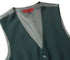 Vanderbilt Collection - Classic Dress Vest 5 Buttons Regular Fit In Green