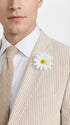 Mens Beige Seersucker Blazer – Lightweight Striped Summer Sport Coat Casual Smart Formal Blazer