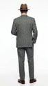 Men’s Grey Vintage Gangster Suit – Bonnie and Clyde Inspired 3 Piece Classic 1920s Formal Outfit