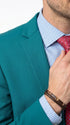 Men’s Teal Green Dark Turquoise Suit – Elegant Formal Suit for Business, Wedding, Party and Modern Style Wear