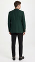 Men’s Hunter Green Blazer with Black Pants –, Church, Business and Formal Outfit dark green color