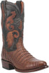 Dan Post Men's Socrates Genuine Caiman Belly Round Toe Boots - Bay Apache