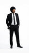 Mens Black Blazer – Jules Winnfield Inspired Pulp Fiction Style Classic Formal Blazer for Men Vintage Retro Jacket