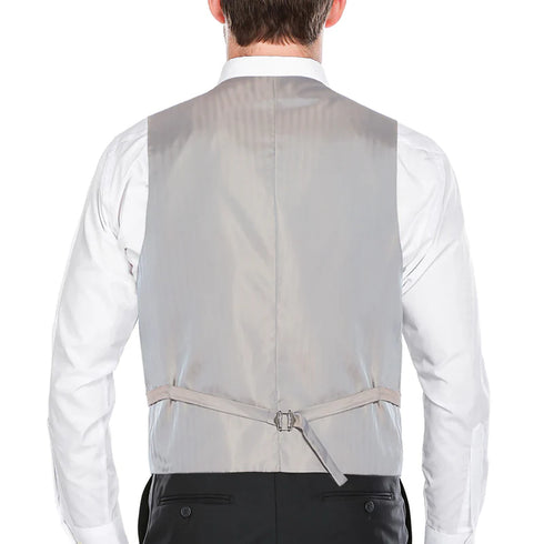 Vanderbilt Collection - Classic Dress Vest 5 Buttons Regular Fit In Navy