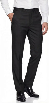 Mens Expandable Waist Business Casual Dress Pants