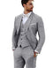 Linen Suit - Mens Summer Suits Gray Color - Beach Wedding