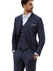 Linen Suit - Mens Summer Suits Navy Color - Beach Wedding