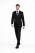 (34R, 38L, 42R, 44R) Regular Fit 2 Piece Black Suit