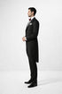 (34R, 38S) Classic Full Dress Tuxedo Tails 2 Piece Regular Fit In Black