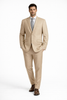 (34R) Regular Fit 2 Piece Beige Suit