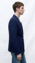 Men’s Navy Blue Double Breasted Blazer – Formal Sport Coat