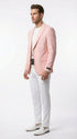 Mens Peach Pink Blazer Jacket – Modern Formal Sport Coat for Wedding, Party and Business Wear - Summer Jacket