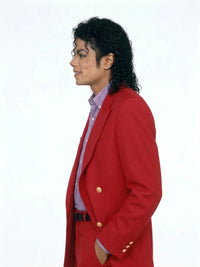 Men’s Red Suit Michael Jackson Award Ceremony Inspired Jacket – Classic Double Breasted Formal Suit , Stylish Party Dinner Jacket, Vintage Stage Wear