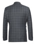 English Laundry 2-Piece Gray Plaid Wool Blend Slim Fit Dress Suit