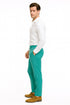 Men’s Aqua Dress Pants – Slim Fit Stylish Formal Trousers for Parties and Casual Wear in Turqoise Color
