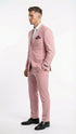 Vitali Brand Modern Fit Men’s Light Pink Formal Suit - Blush Color