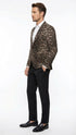 Men’s Leopard Print Blazer – Slim Fit Statement Jacket for Evening, Party, and Fashion Wear