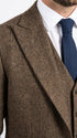 Peaky Blinder Men’s Brown Tweed 3-Piece Suit – Vintage Wedding, Business and Formal Suit with Matching Vest and Pants