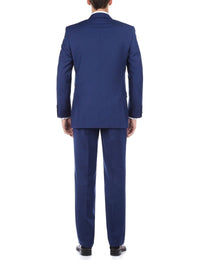 (38L, 56L) Regular Fit 2 Piece Blue Suit