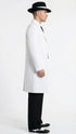 Men’s White Zoot Suit Gangster Style Outfit – White Jacket + Vest + Pants + Shirt & Tie Combo Package