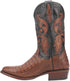 Dan Post Men's Socrates Genuine Caiman Belly Round Toe Boots - Bay Apache