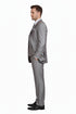 Men’s Light Gray 3-Piece Modern Fit Suit with Vest – Classic Formal Business and Wedding Attire