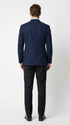 Mens Navy Blue Double Breasted Blazer – Classic Formal Suit Jacket for Business, Wedding, Office and Professional Wear