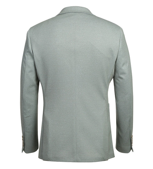 Half Canvas Slim Fit Blazer in Light Sage Gray