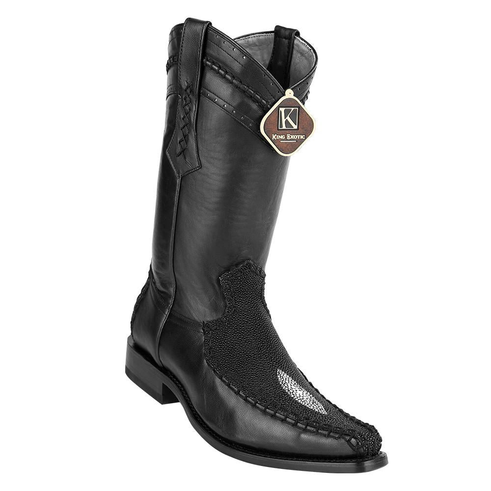 Bottes Cowboy Homme EL GENERAL STINGRAY SINGLE STONE - Cuir Exotique, Neuves