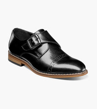 Stacy Adams Kids Desmond Cap Toe Monk Strap by Stacy Adams Shoes