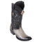 Men's King Exotic Caiman Belly Boots Dubai Toe Handcrafted Faded Gray (4798238)