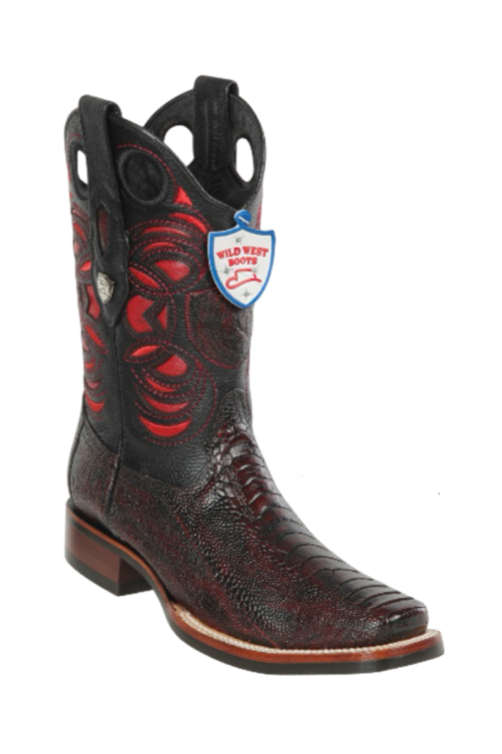Wild West Botas de Avestruz Horma Dubai Blackcherry main image 0