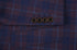 Slim Fit Blazer Glen Plaid in Blue