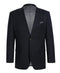 Wool Regular Fit Blazer Solid Color in Midnight Navy
