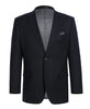 Wool Regular Fit Blazer Solid Color in Midnight Navy