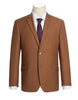 Brown 2-Piece Single Breasted Notch Lapel Slim Fit Dress Suit