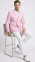 Men’s Light Pink Double Breasted Blazer – Sport Jacket Coat