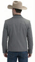 Mens Charcoal Gray Western Blazer – Cowboy Style Casual Jacket Classic Country Western Sport Coat
