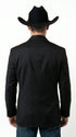 Men’s Black Tuxedo Western Blazer – Cowboy Style Formal Sport Coat Jacket for Dinner Jacket