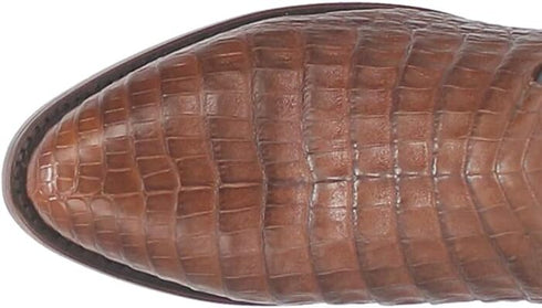 Dan Post Men's Socrates Genuine Caiman Belly Round Toe Boots - Bay Apache