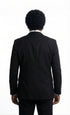 Mens Black Blazer – Jules Winnfield Inspired Pulp Fiction Style Classic Formal Blazer for Men Vintage Retro Jacket