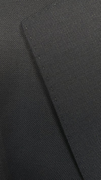 (38R, 38S) 100% Virgin Wool Regular Fit Black Suit