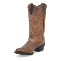 Laredo Maddie Leather Boot - Premium Brown Ankle Boot