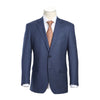 Men's Classic Fit Blue Wool Blend 2 Piece Suit